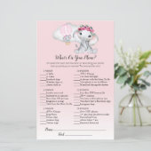 Elephant Ballon Wat is er op je Baby? (Staand voorkant)