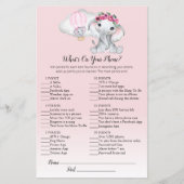 Elephant Ballon Wat is er op je Baby? (Voorkant)