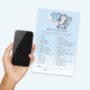 Elephant Ballon Wat is er op je Phone Boy Game?