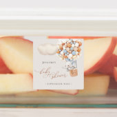 Elephant-ballonlabels voor Baby shower Labels (Aangebracht)