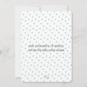 Elephant-ballonnen Genderneutraal Baby shower Kaart (Achterkant)