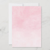 Elephant-ballonnen van Cute Girl rijden op Baby sh Bedankkaart (Achterkant)