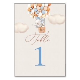 Elephant-ballonnummer Kaart