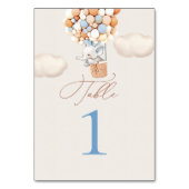 Elephant-ballonnummer Kaart (Achterkant)