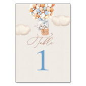 Elephant-ballonnummer Kaart (Voorkant)