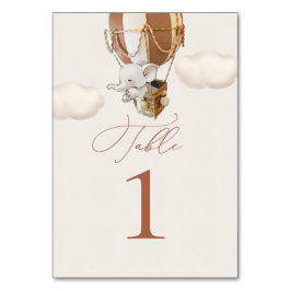 Elephant-ballonnummer Kaart