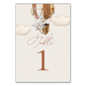 Elephant-ballonnummer Kaart (Achterkant)