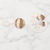 Elephant Balloon Baby shower Confetti (Voorkanten)