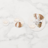 Elephant Balloon Baby shower Confetti (Achterkanten)