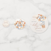 Elephant Balloon Baby shower Confetti (Voorkanten)