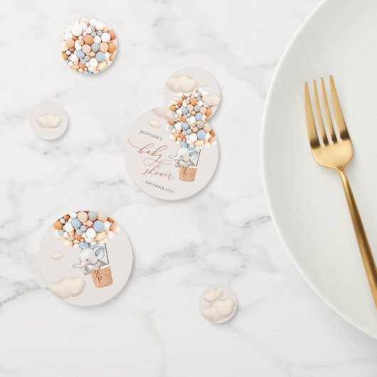 Elephant Balloon Baby shower Confetti (Groep)
