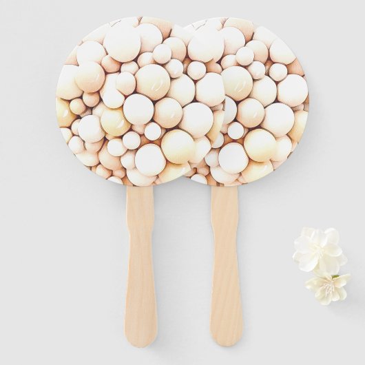 Elephant Balloon Baby shower Hand Fan Handwaaier (Voorkant en achterkant)