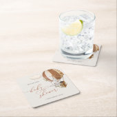 Elephant Balloon Baby shower Kartonnen Onderzetters (Insitu)