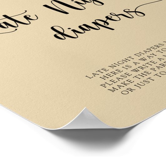 Elephant Balloon \ Late night diapers game Poster (Hoek)