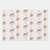 Elephant balloon Party Cadeaupapier Vellen Set (Voorkant 2)