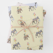 Elephant balloon Party Cadeaupapier Vellen Set (In situ)