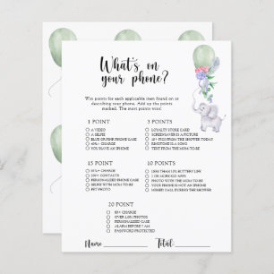 Elephant & Balloon - Wat zit er op je telefoon spe