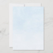 Elephant Balloons Waterverf Baptisme Kaart (Achterkant)