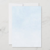 Elephant Balloons Waterverf Baptisme Kaart (Achterkant)