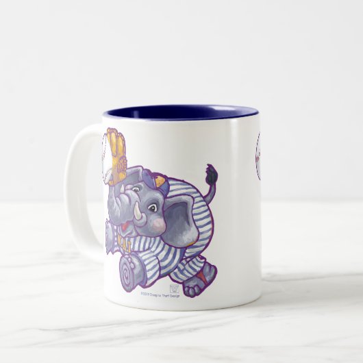 Elephant Baseball Player Mok (Voorkant links)