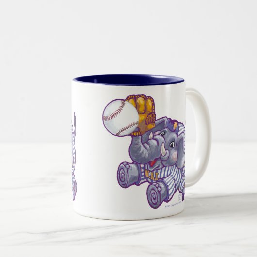 Elephant Baseball Player Mok (Voorkant rechts)