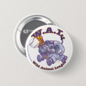 Elephant Baseball Star Ronde Button 5,7 Cm (Voorkant /achterkant)