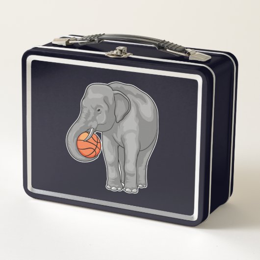 Elephant Basketball speler Basketball (Voorkant)