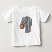 Elephant Basketball speler Basketball (Voorkant)