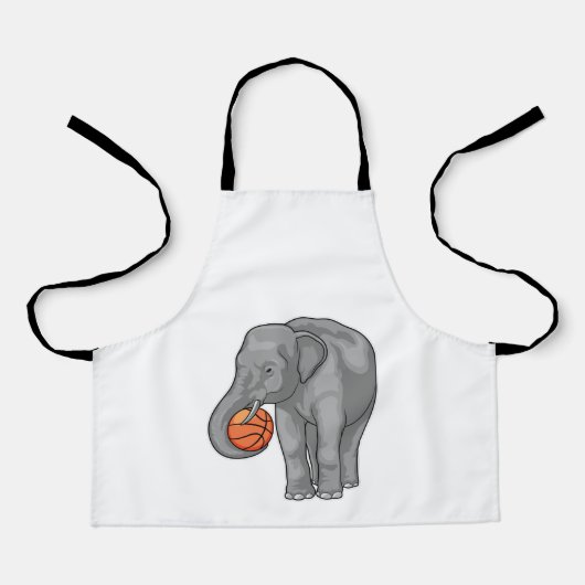 Elephant Basketball speler Basketball Schort (Voorkant)