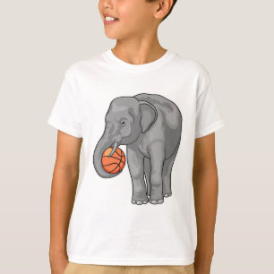 Elephant Basketball speler Basketball T-shirt