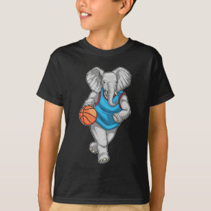 Elephant Basketball speler Basketball T-shirt