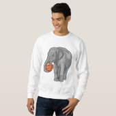 Elephant Basketball speler Basketball Trui (Voorkant volledig)