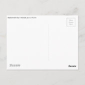 Elephant Bath Day Photo in Thailand Briefkaart (Achterkant)