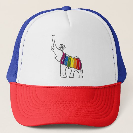 Elephant_Bathing Trucker Pet (Voorkant)