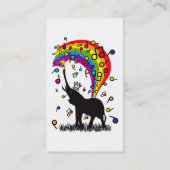 Elephant_Bathing Visitekaartje (Achterkant)