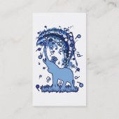 Elephant_Bathing Visitekaartje (Achterkant)