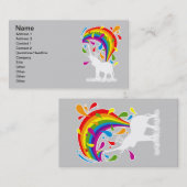 Elephant_Bathing Visitekaartje (Voorkant / Achterkant)