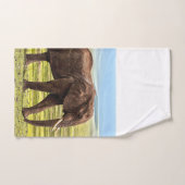 Elephant Bathroom Towel Set Bad Handdoek (Handdoek)