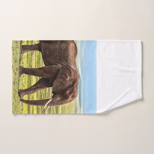 Elephant Bathroom Towel Set Bad Handdoek (Handdoek)