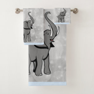 Elephant Bathroom Towel Set Bad Handdoek