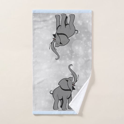 Elephant Bathroom Towel Set Bad Handdoek (Handdoek)