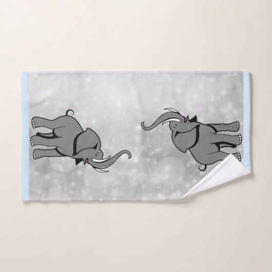 Elephant Bathroom Towel Set Bad Handdoek (Handdoek)