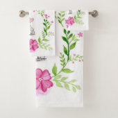 Elephant Bathroom Towel sets Bad Handdoek (Insitu)