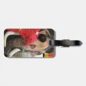 Elephant Bathtime ... Ayutthaya, Thailand Bagagelabel (Achterkant horizontaal)