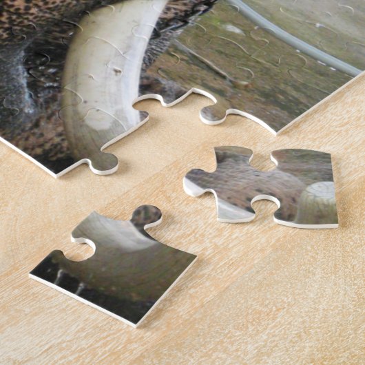 Elephant Bathtime ... Ayutthaya, Thailand Legpuzzel (Zijkant)