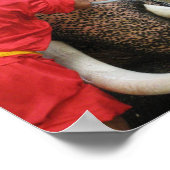 Elephant Bathtime ... Ayutthaya, Thailand Poster (Hoek)