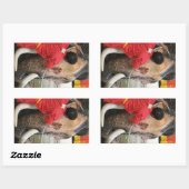 Elephant Bathtime ... Ayutthaya, Thailand Rechthoekige Sticker (Vel)