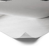 Elephant Bathtub Black White Bathroom art Poster (Hoek)