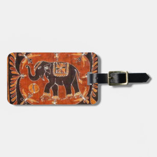 Elephant Batik Bagagelabel