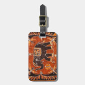 Elephant Batik Bagagelabel (Voorkant verticaal)